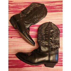 Laredo Black Cowboy Boots Womens Size 8